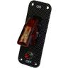 View Item 12V Carbon On/Off Switch Panel With Red Aircraft Switch