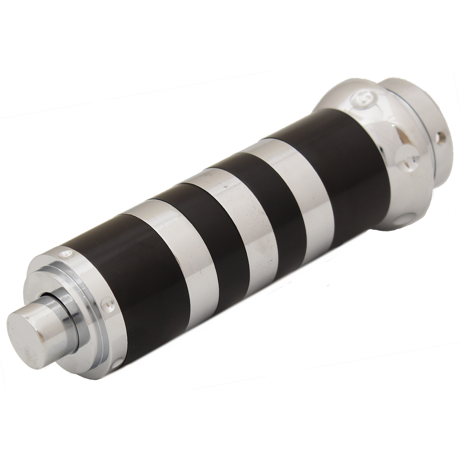 BLACK/CHROME ALUMINIUM/ALLOY CAR HANDBRAKE HANDLE NEW UNIVERSAL HAND