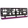 View Item Pink Gloss Plastic Car Number Plate Surround