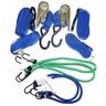 View Item 8 Piece Luggage/Cargo Ratchet & Buckle Tie Down Strap Set