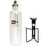 View Item PedalPro Stainless Steel Bicycle Water Bottle & Cage