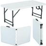 View Item 4 Foot Plastic Folding Trestle Table