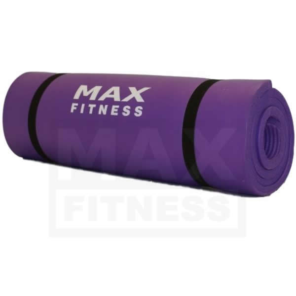 MAX FITNESS EXERCISE MAT 15MM THICK PURPLE YOGA FITNESS WORKOUT PILATES