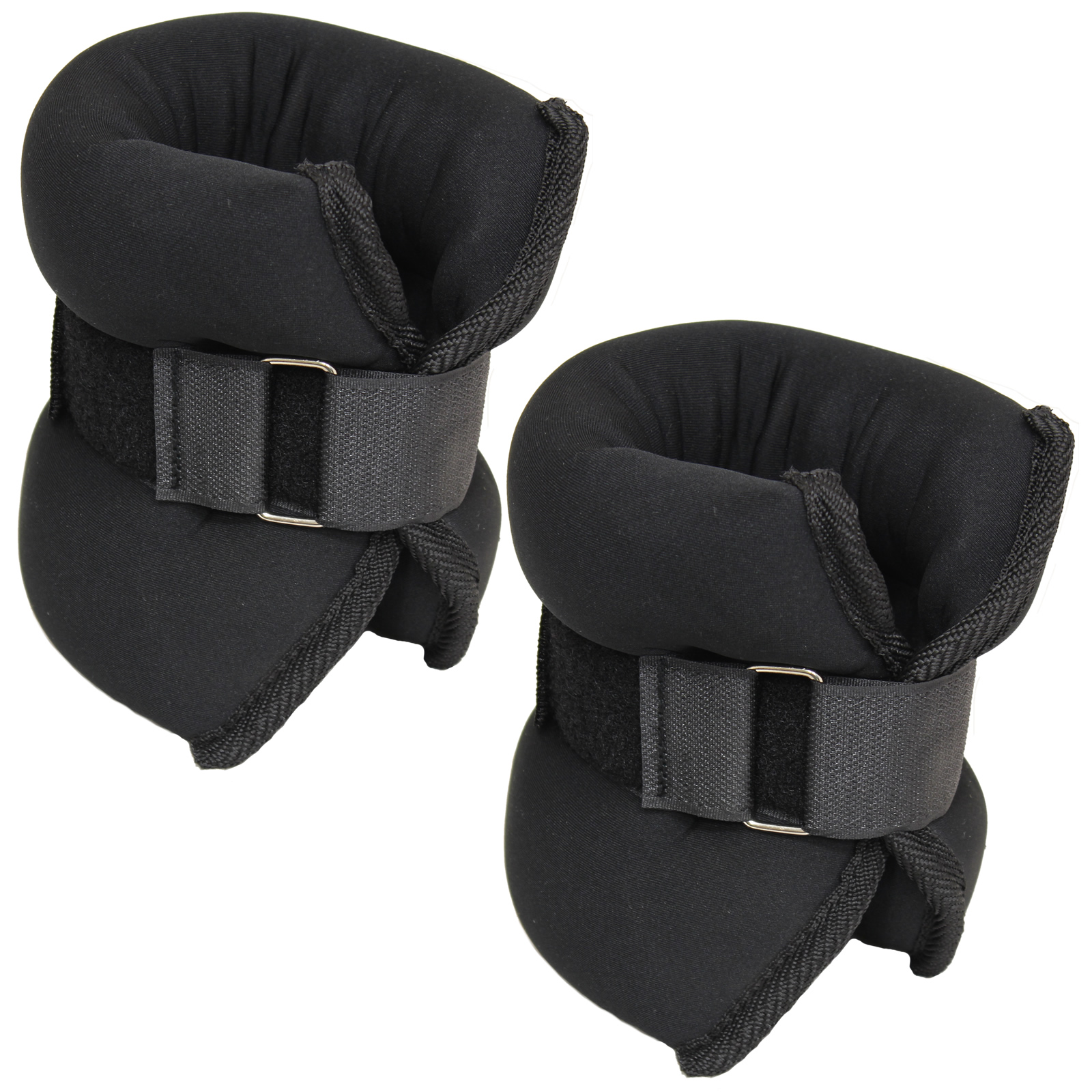 FITNESS ANKLE WEIGHTS 4KG (2x2KG) LEG VELCRO STRAPS TRAINING EXERCISE
