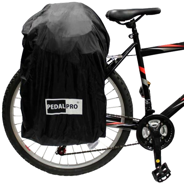 PEDALPRO WATERPROOF PANNIER BAG RAIN COVER FOR SINGLE/DOUBLE BICYCLE