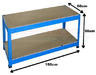 View Item 150x60x90 Blue Heavy Duty Work Bench