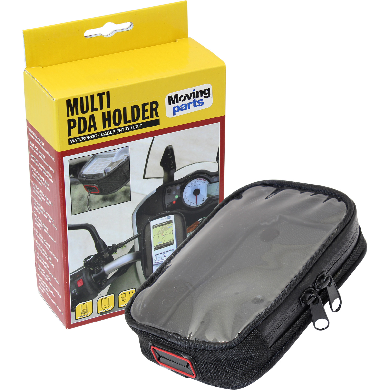 SAT NAV/GPS MOTORBIKE/MOTORCYCLE HANDLEBAR/TANK MOUNT WATERPROOF CASE/HOLDER eBay