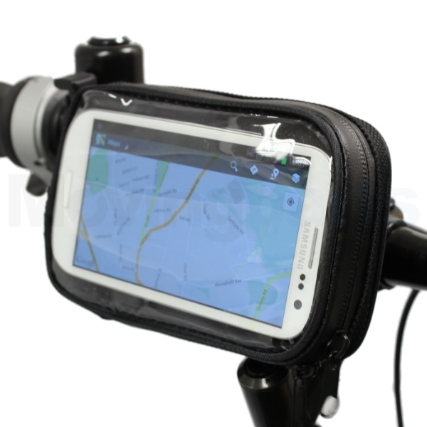 IPOD/IPHONE BIKE HANDLEBAR/FRAME MOUNT WATERPROOF POUCH/HOLDER CYCLE