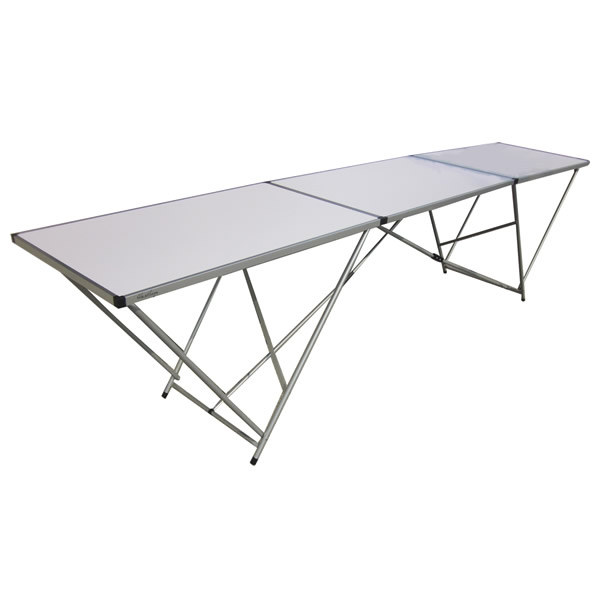 LARGE 3M LONG 3 SECTION FOLDING WALL PAPER PASTING TABLE NEW THREE METRE TRESTLE eBay