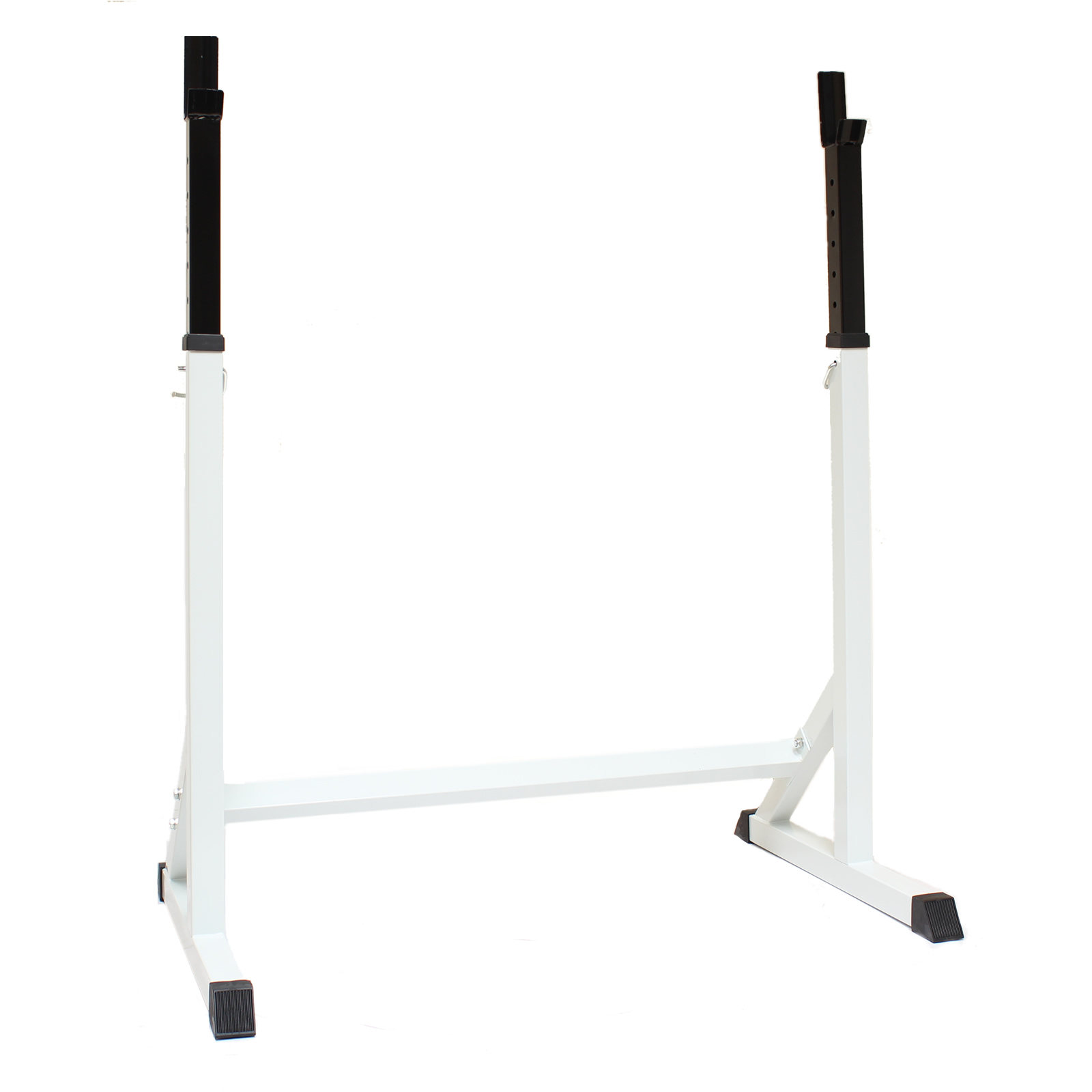 MAX FITNESS 7FT SQUAT STAND BARBELL/WEIGHTS SPOTTERS GYM POWER RACK ADJUSTABLE eBay