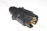 View Item Black Plastic 7 Pin Trailer Plug