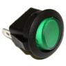 View Item 12V Green Illuminated Mini Rocker Switch