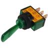 View Item 12V Green Illuminated 20a Toggle/Flick Switch