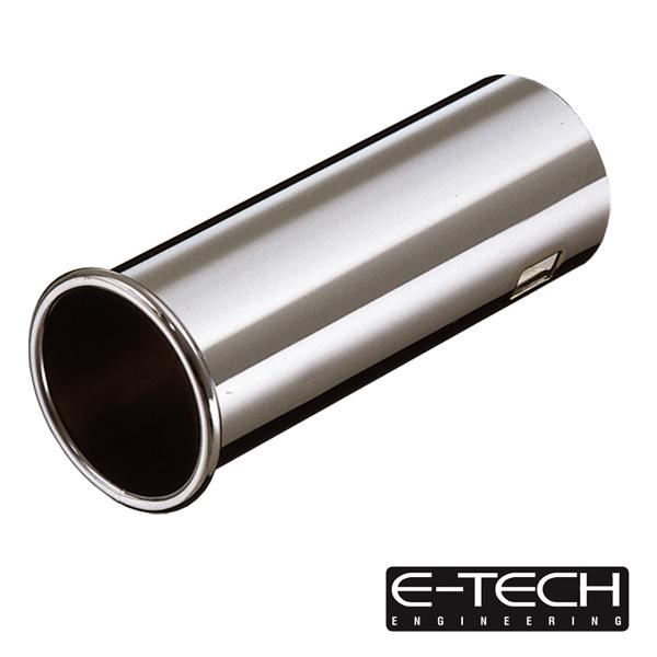 POLISHED STAINLESS STEEL ROLLED LIP CAR EXHAUST TRIM TIP EXTENSION PIPE