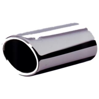 E-TECH Classic Oval Stainless Steel Car Exhaust Trim