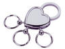 View Item E-tech Heart Chrome Keyring