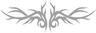 View Item E-TECH Silver Phoenix Car Exterior Tattoo Stickers