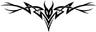 View Item E-TECH Black Satan Car Exterior Tattoo Stickers