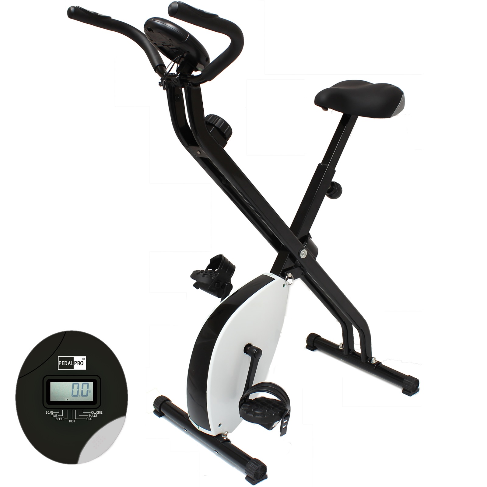 PEDALPRO FOLDING EXERCISE BIKE XBIKE FITNESS CARDIO WEIGHT LOSS MACHINE eBay