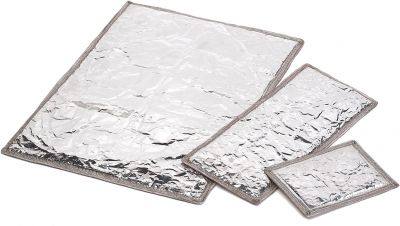 large high temperature heat shield 1 4 ceramic pad sandwiched between heavy