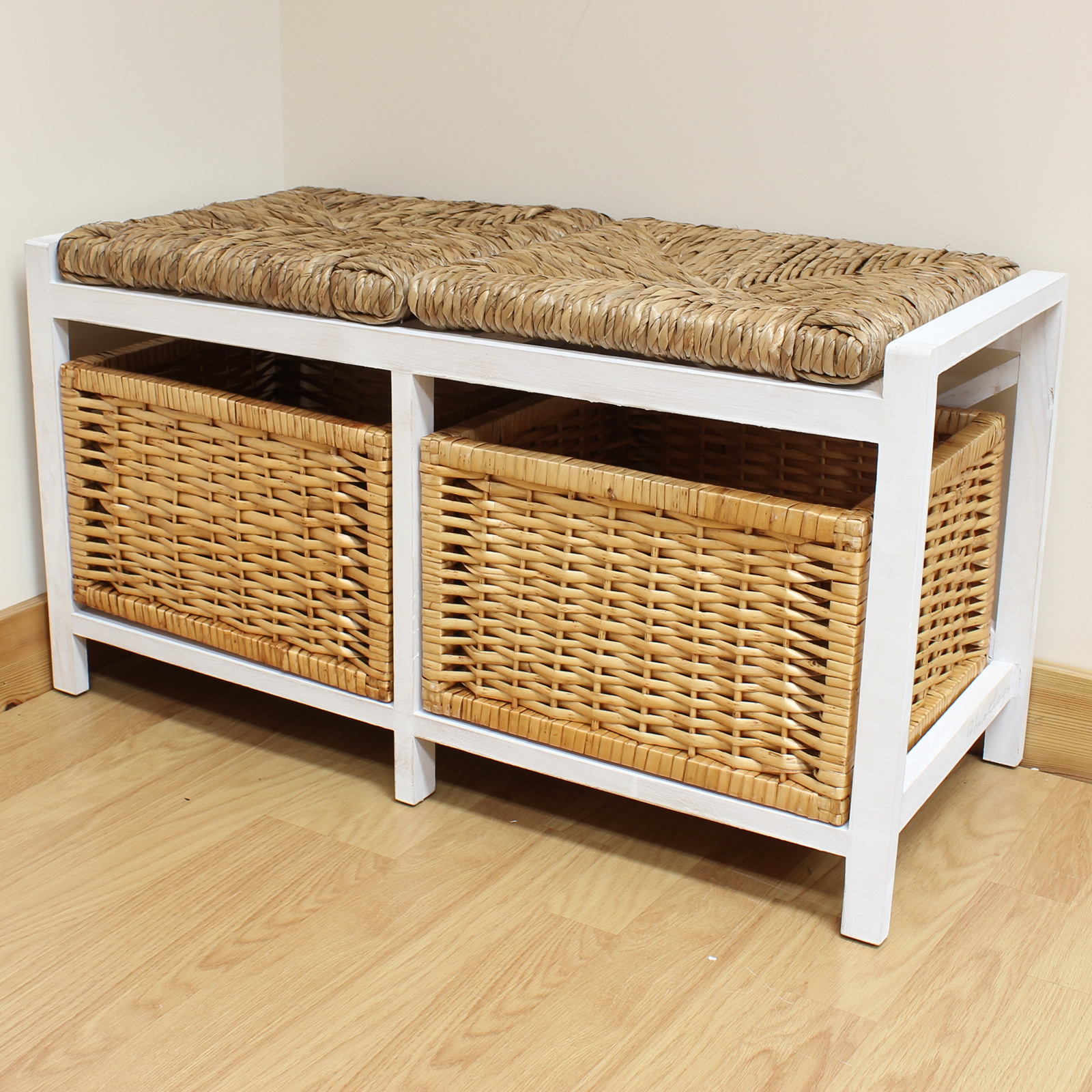 23 Beautiful Wicker Storage Bench Seat that Cast A Stylish Spell - Home