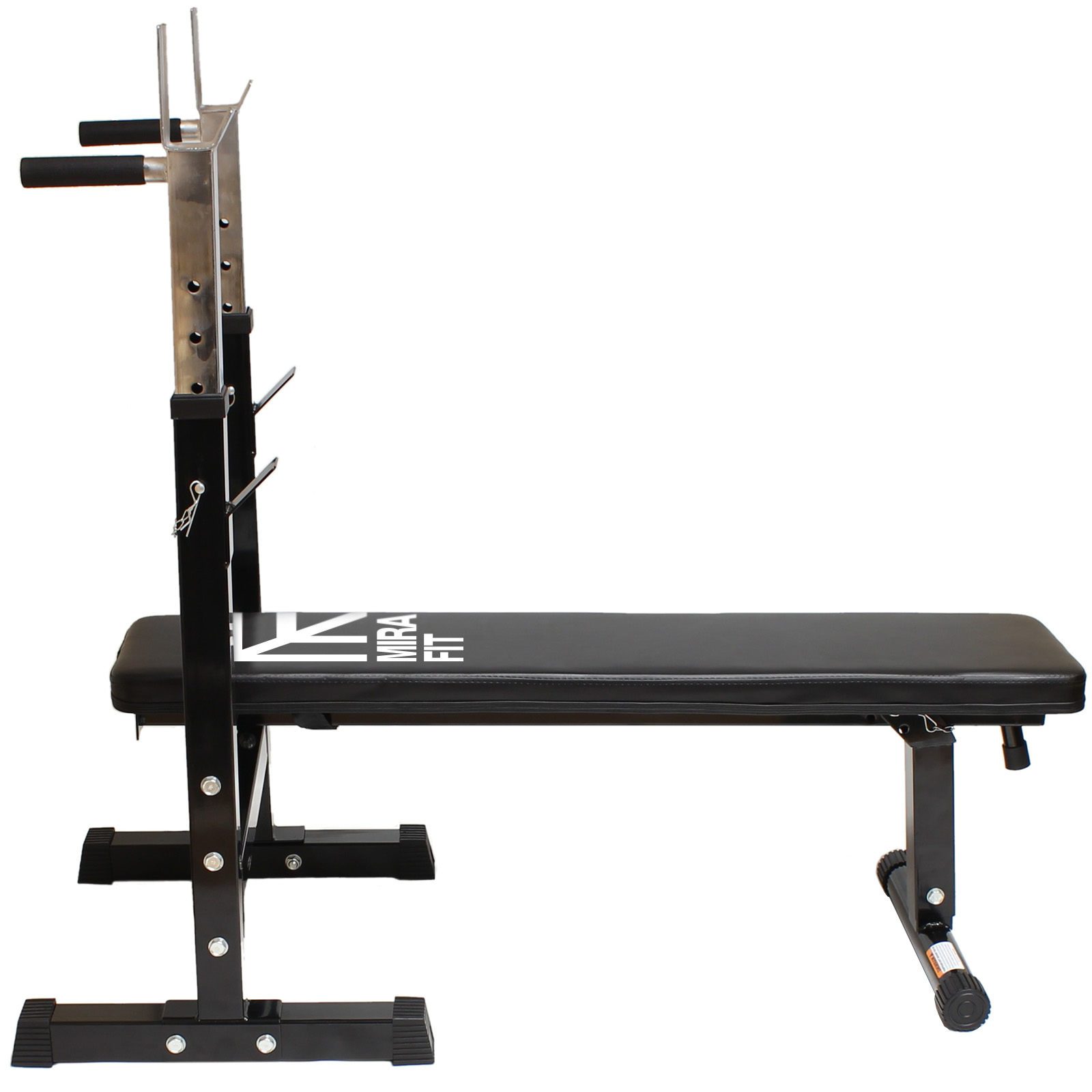 Mirafit Adjustable/Folding Flat Weight Bench & Dip Station Lifting