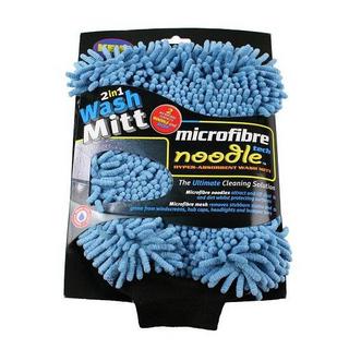 Blue Microfibre Noodle Car Wash Mitt