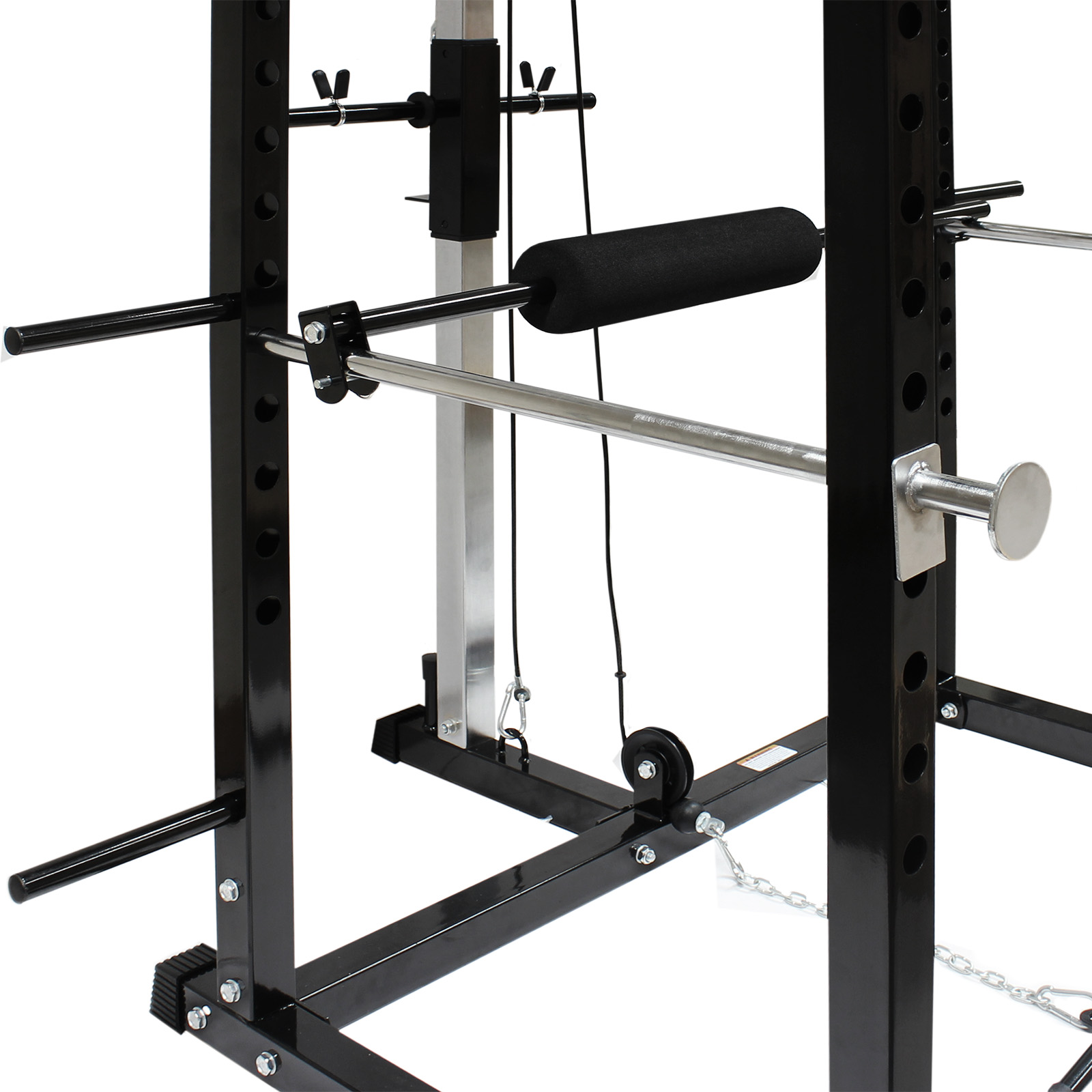 MIRAFIT Power Rack Squat Cage & Cable Lat Pull Up/Down/Row/Curl Station