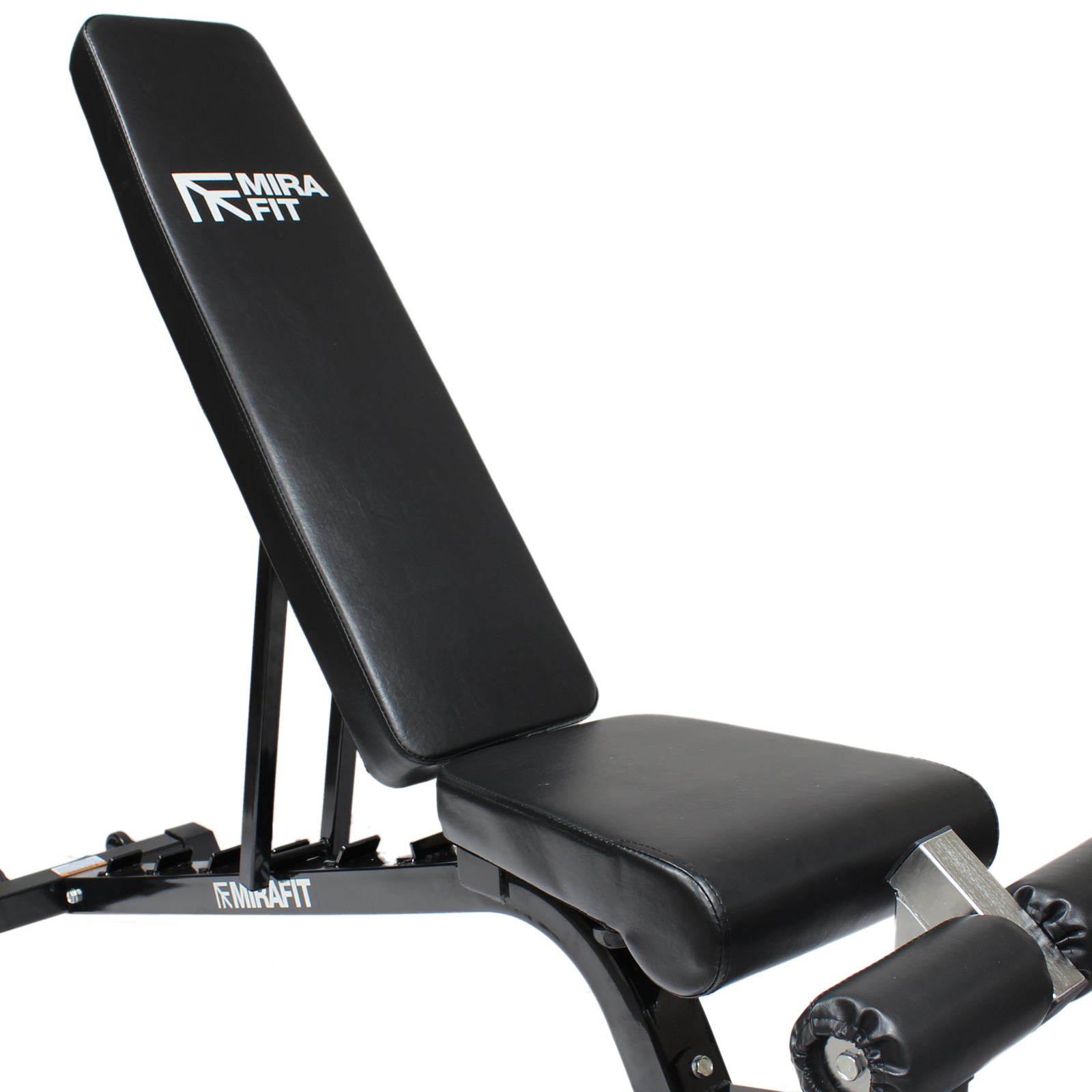 Mirafit adjustable fid flat/incline/decline weight bench dumbbell ...