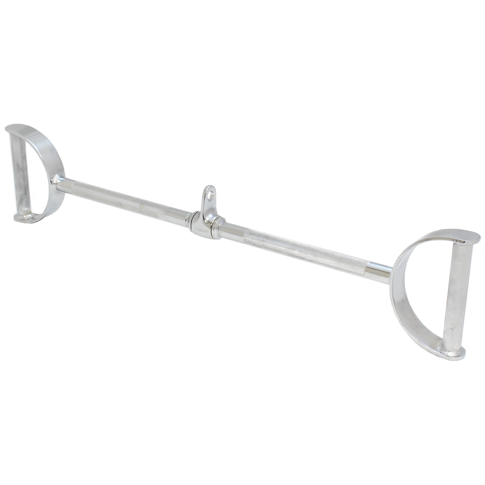 Mirafit 84cm Pro Lat Pull Down Bar with Handles Home Gym/Cable Pulley