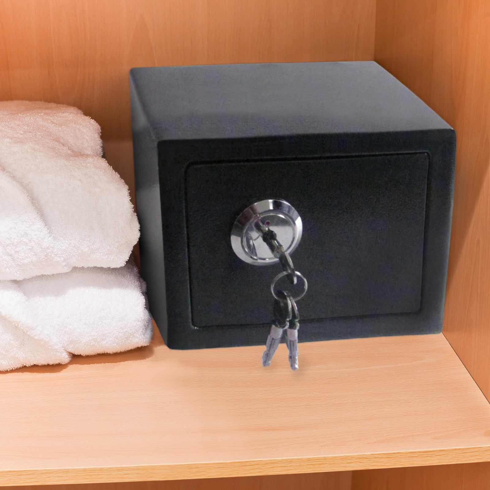 Hotel/House/Cupboard Money/Cash/Valuables Safe Key Operated Robust