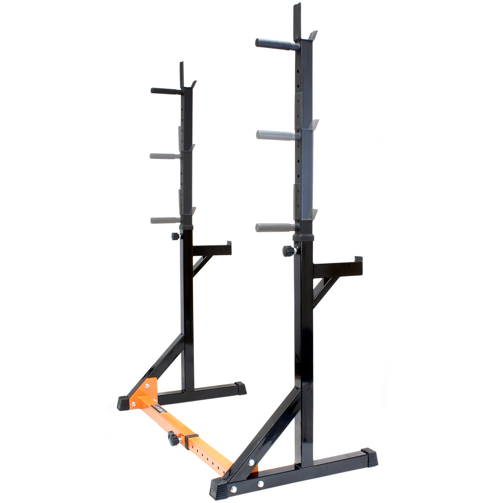 MIRAFIT Fully Adjustable Squat & Dip Rack Gym Weight Lifting Power