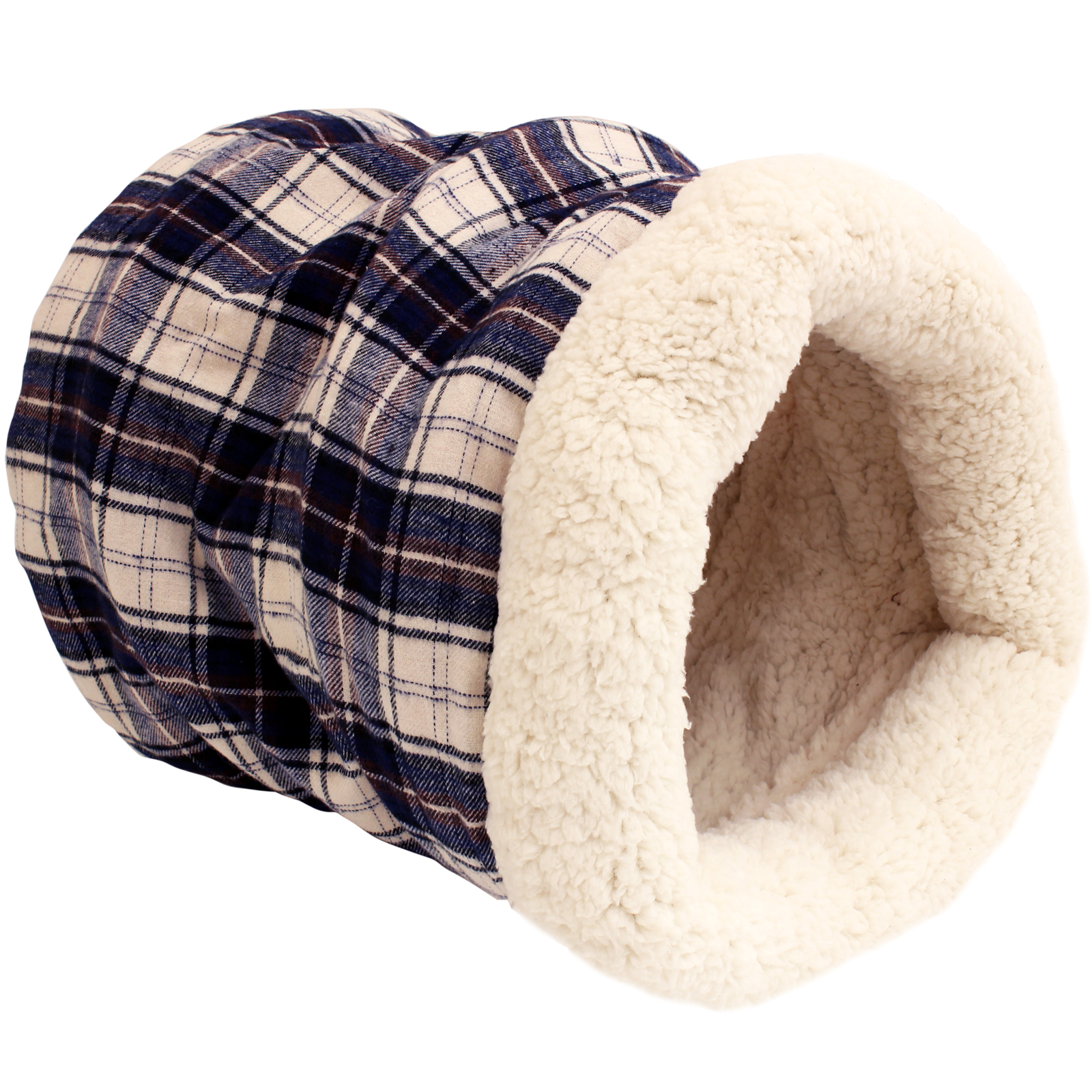 REST & PLAY SUPER SOFT POUCH/BED FLEECE IGLOO FOR CAT/KITTEN/RABBIT