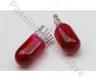 View Item 2x Red 501 Car Side Light Bulbs