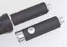 View Item Richbrook Silver/Black Leather Handbrake Handle With Grip