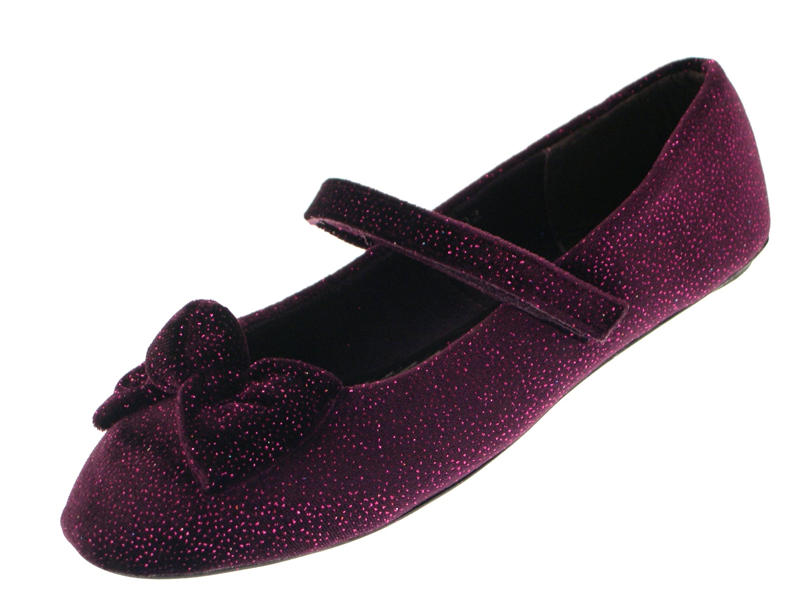 velvet ballet pumps