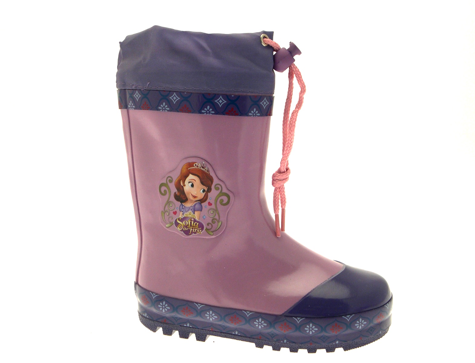 Princess Sofia Rubber Snow Boots Girls Disney Wellingtons