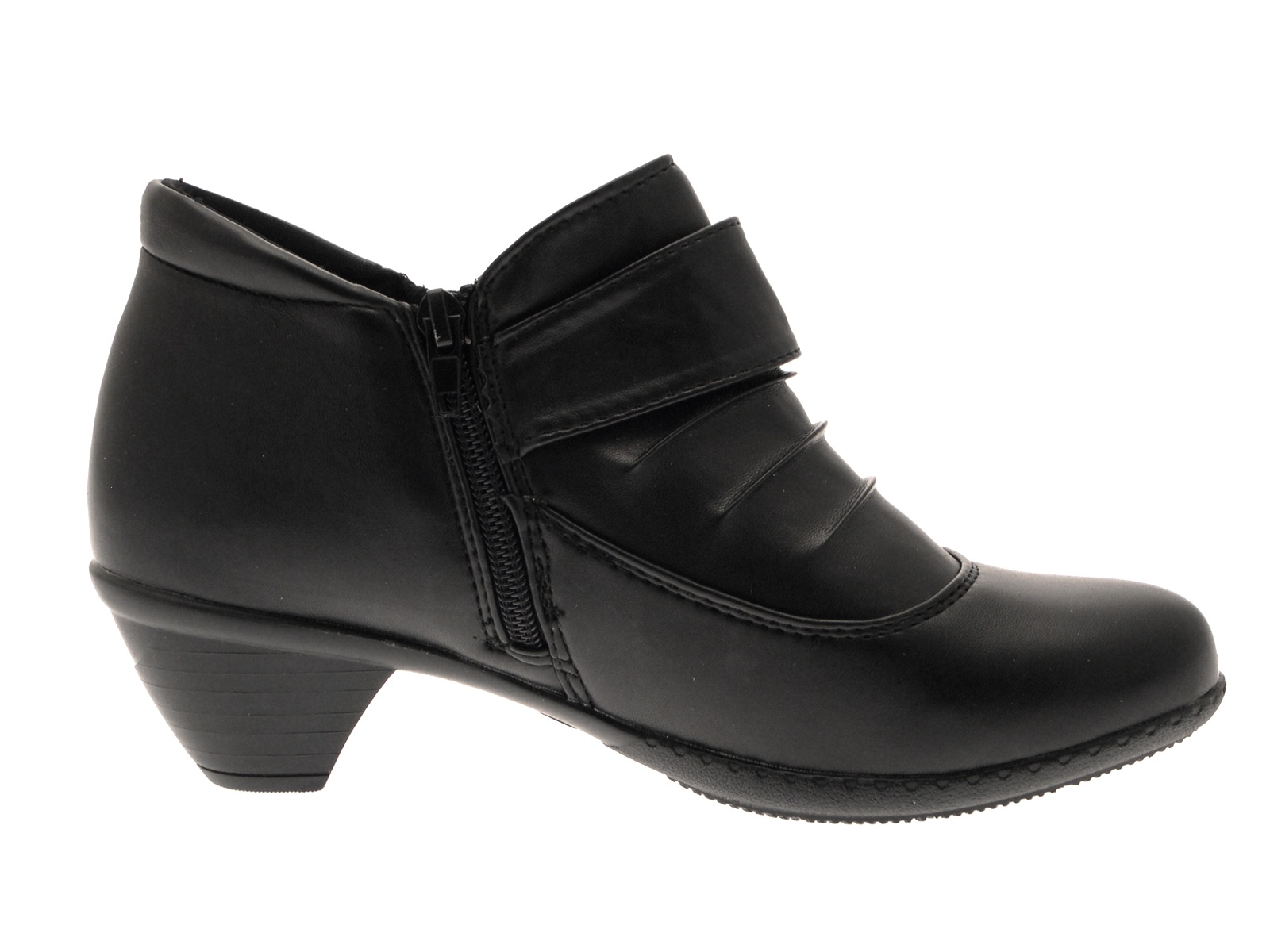 low heeled leather tall boots