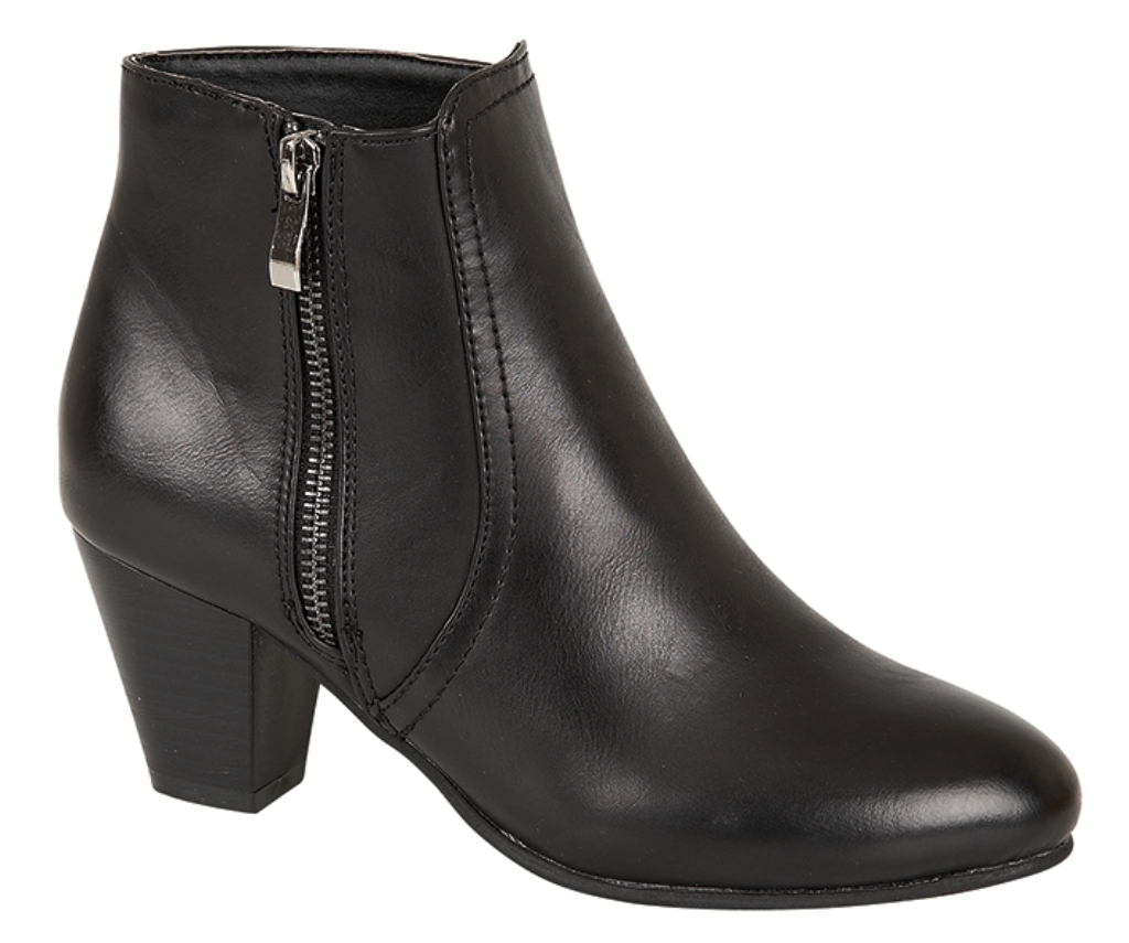 cuban heel ladies ankle boots