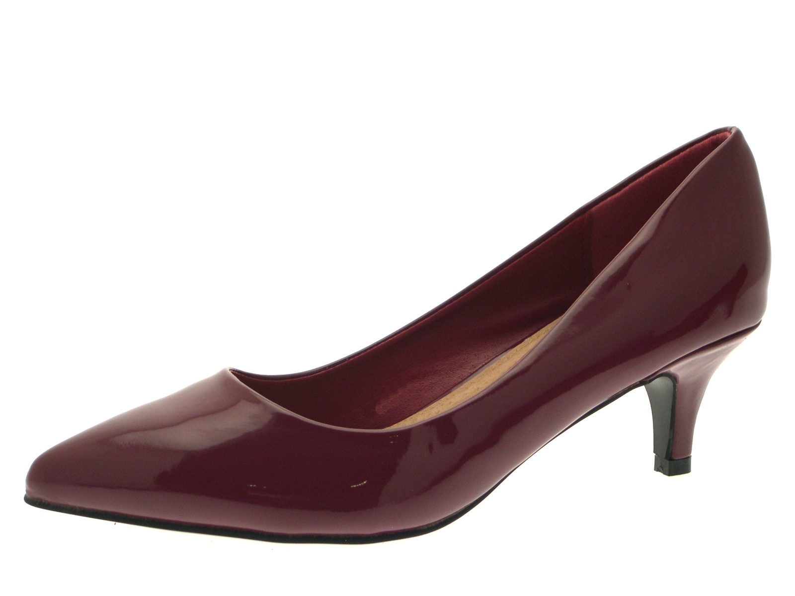 Burgundy Kitten Heel Shoes Burgundy Kitten Heel Shoes