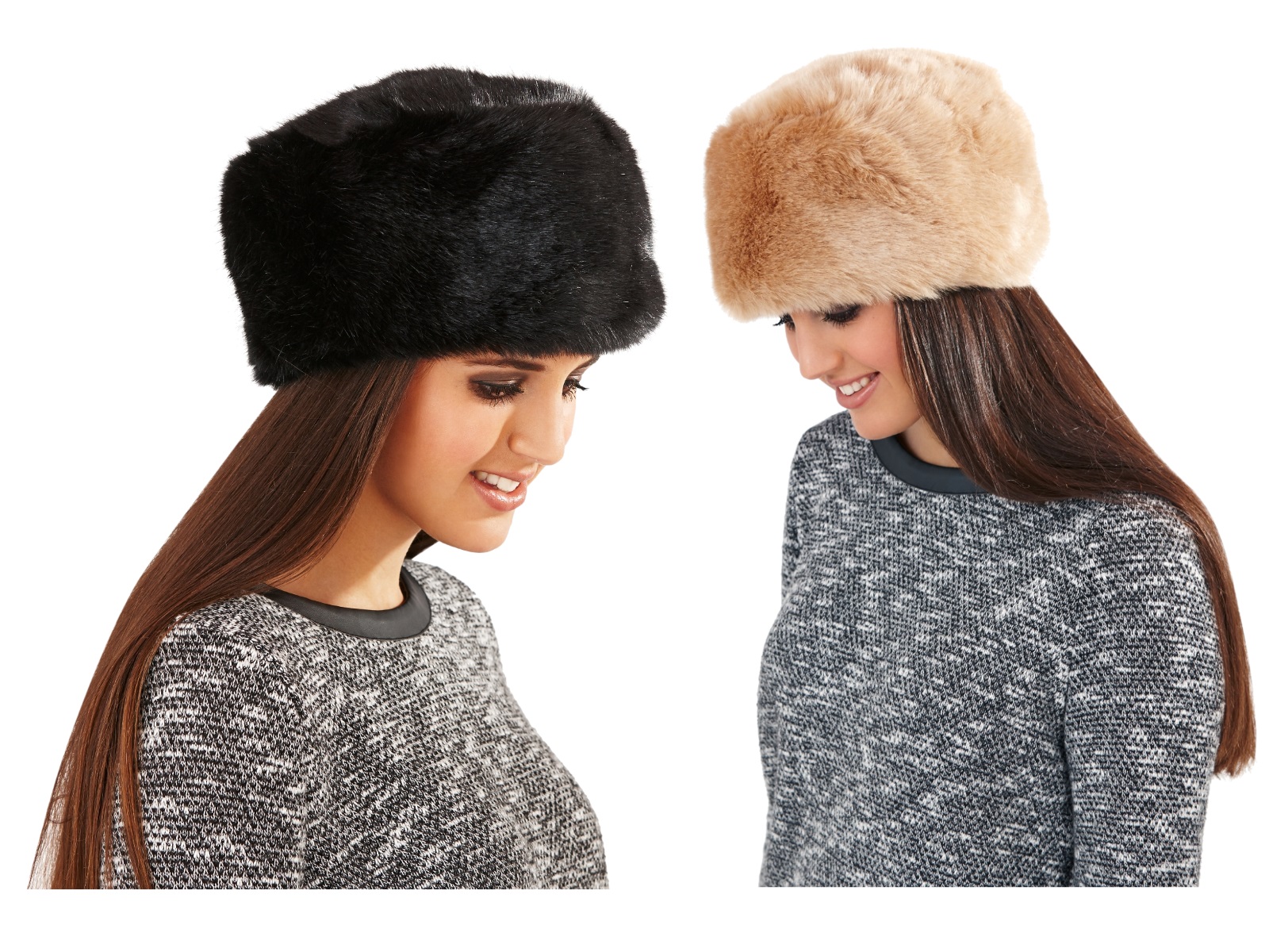 Donna Elegante Finta Pelliccia russo COSSACK Stile Cappello Caldi Invernali Bambine 1 Size