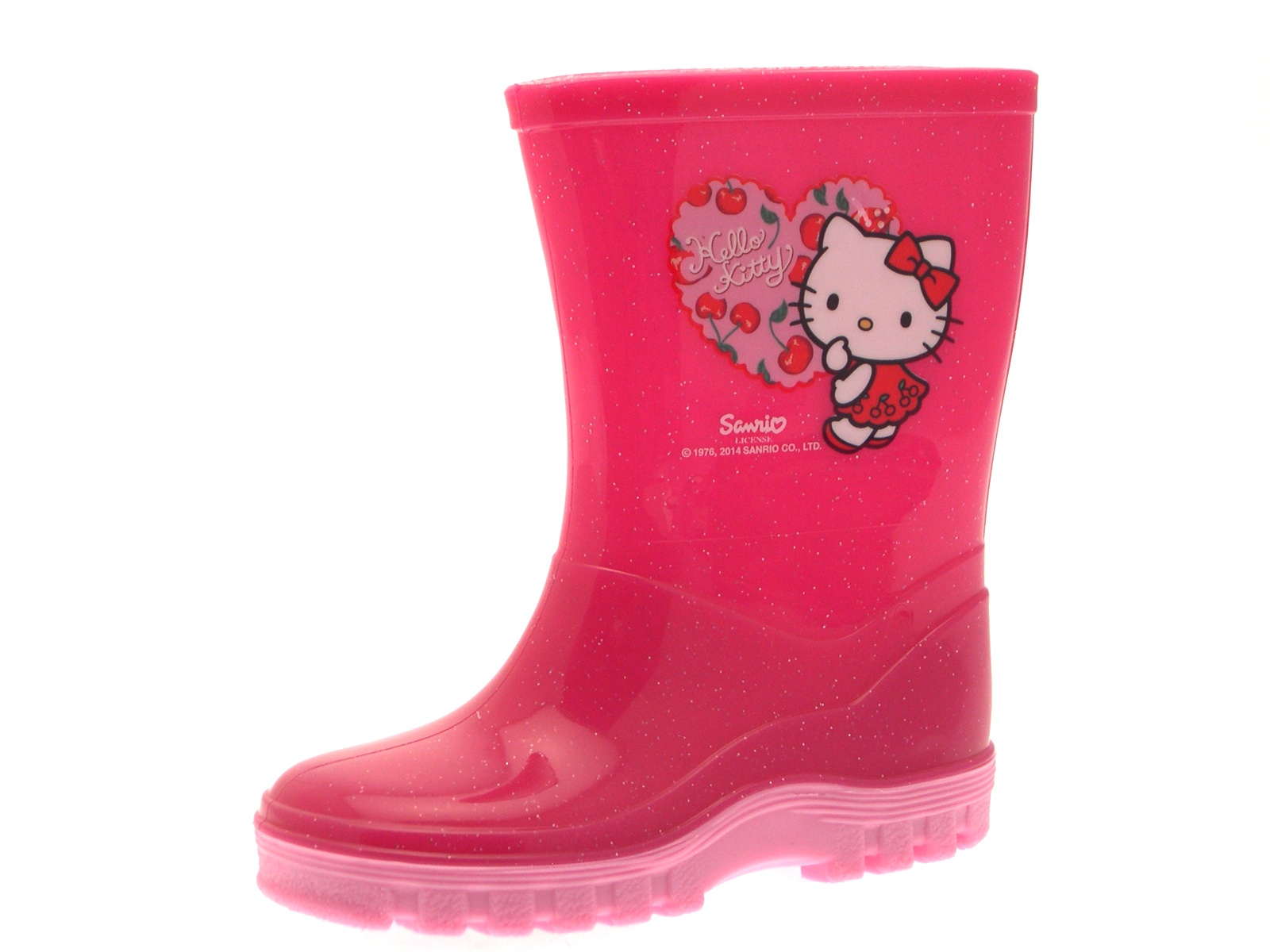 Kids Girls Hello Kitty Wellington Boots Rain Snow Pink Wellies Shoes Size 6 12 eBay