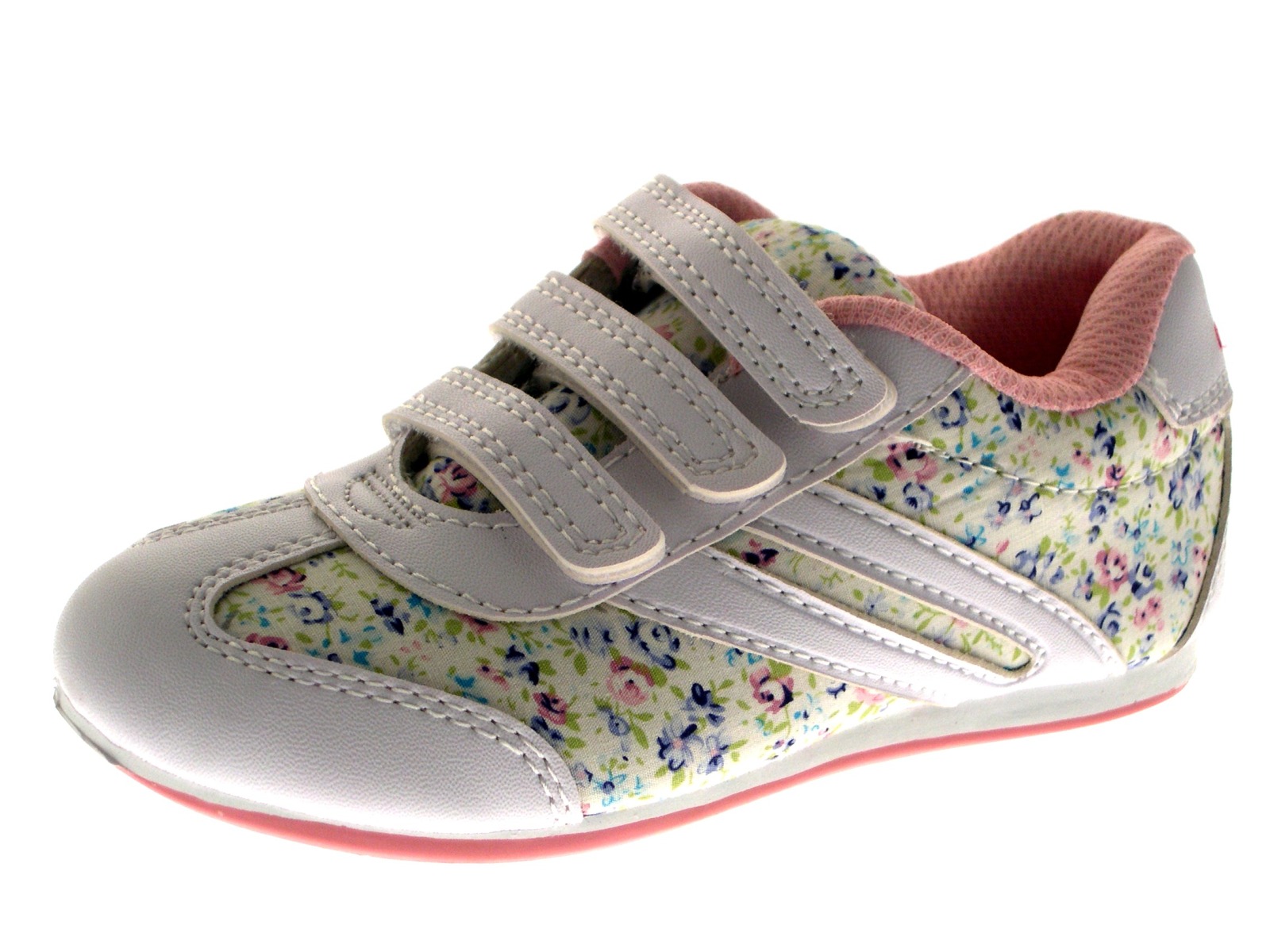 girls floral trainers