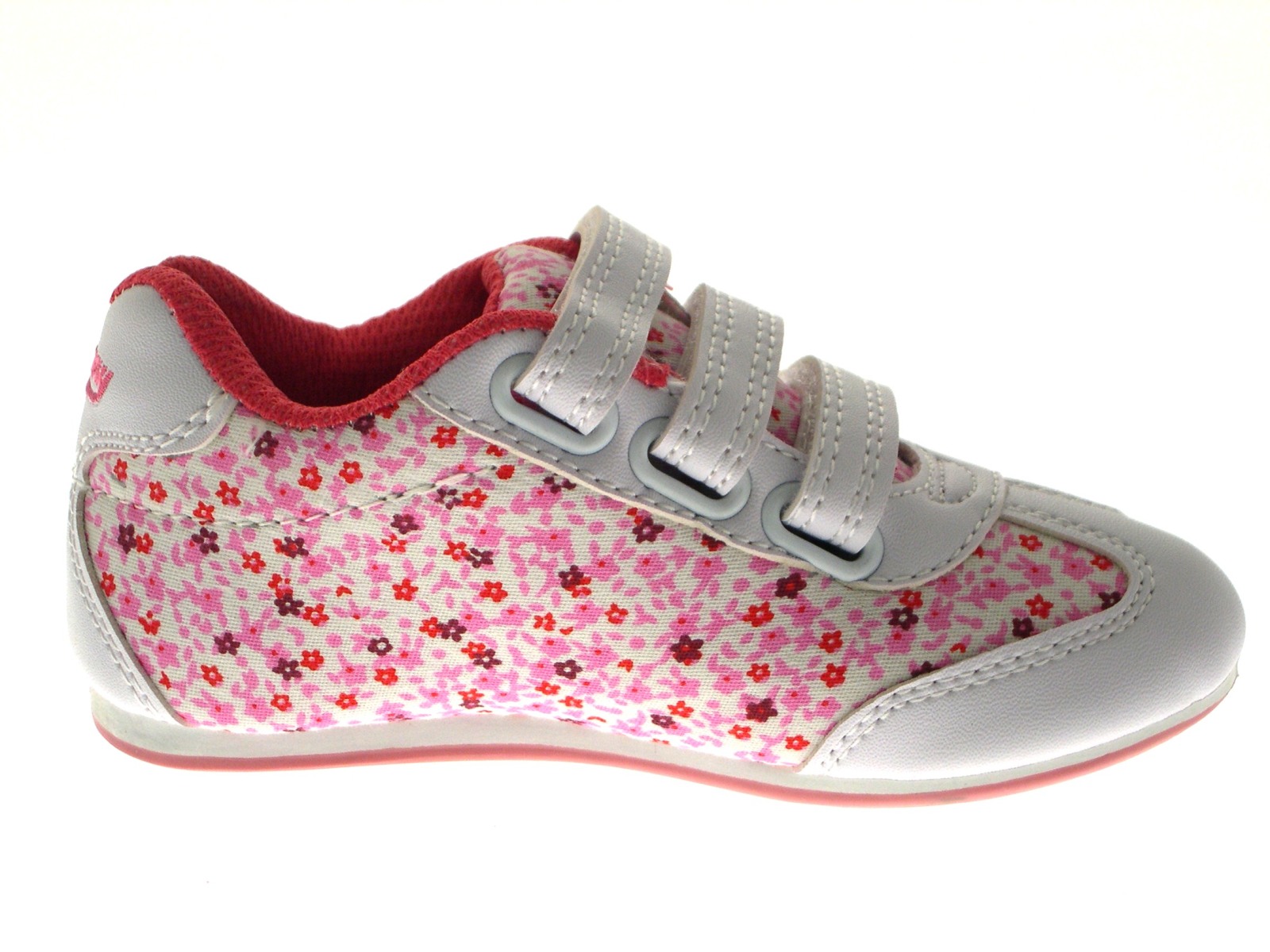 kids girls glitter floral sports skate trainers casual shoes pumps size 2 shoes