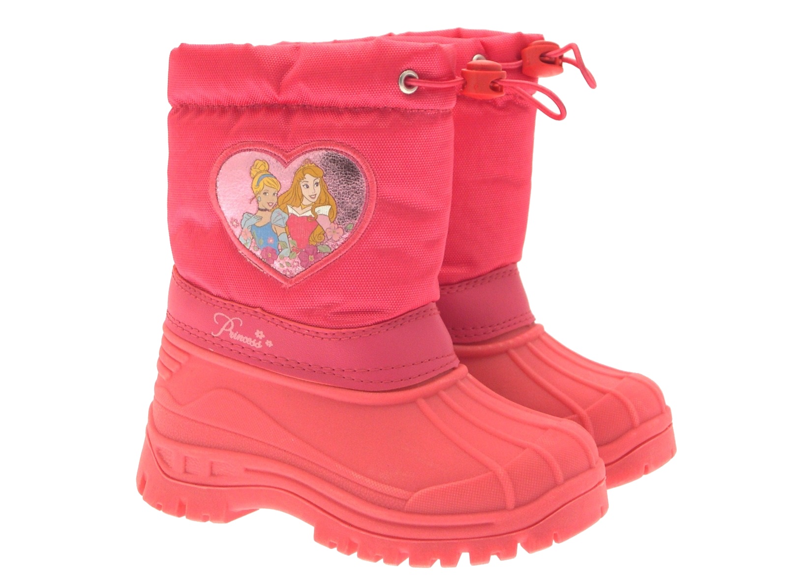 Kids Girls Disney Princess Pink Rain Snow Boots Wellies