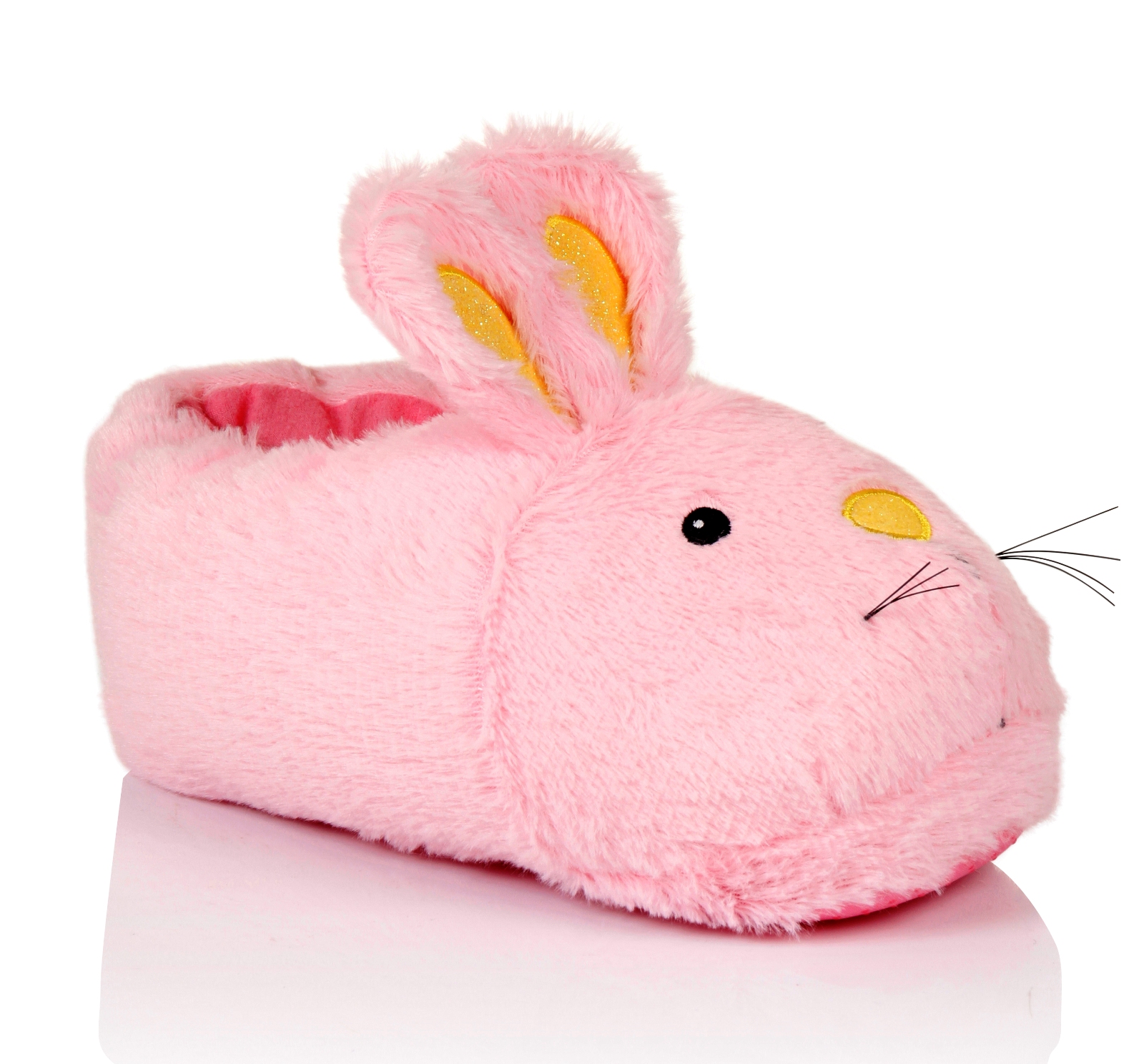 Womens Novelty Rabbit Bunny 3D Character Plush Slippers Ladies Xmas