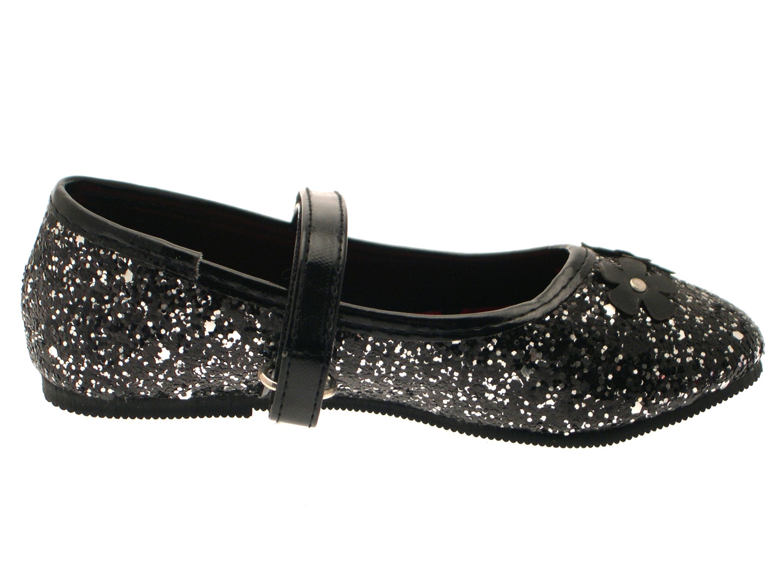 girls black party shoes