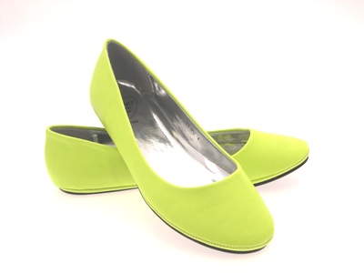 fluro yellow pumps