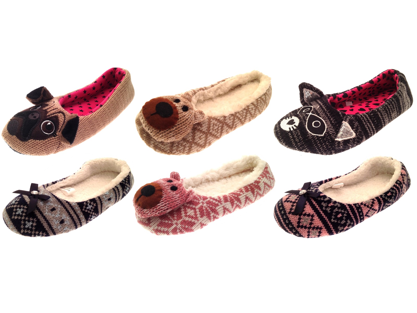 womens pug slippers womens slippers pug bow mules knitted ballet pumps size uk 3 8 ebay womens pug slippers womens slippers pug bow mules knitted ballet pumps size uk 3 8 ebay
