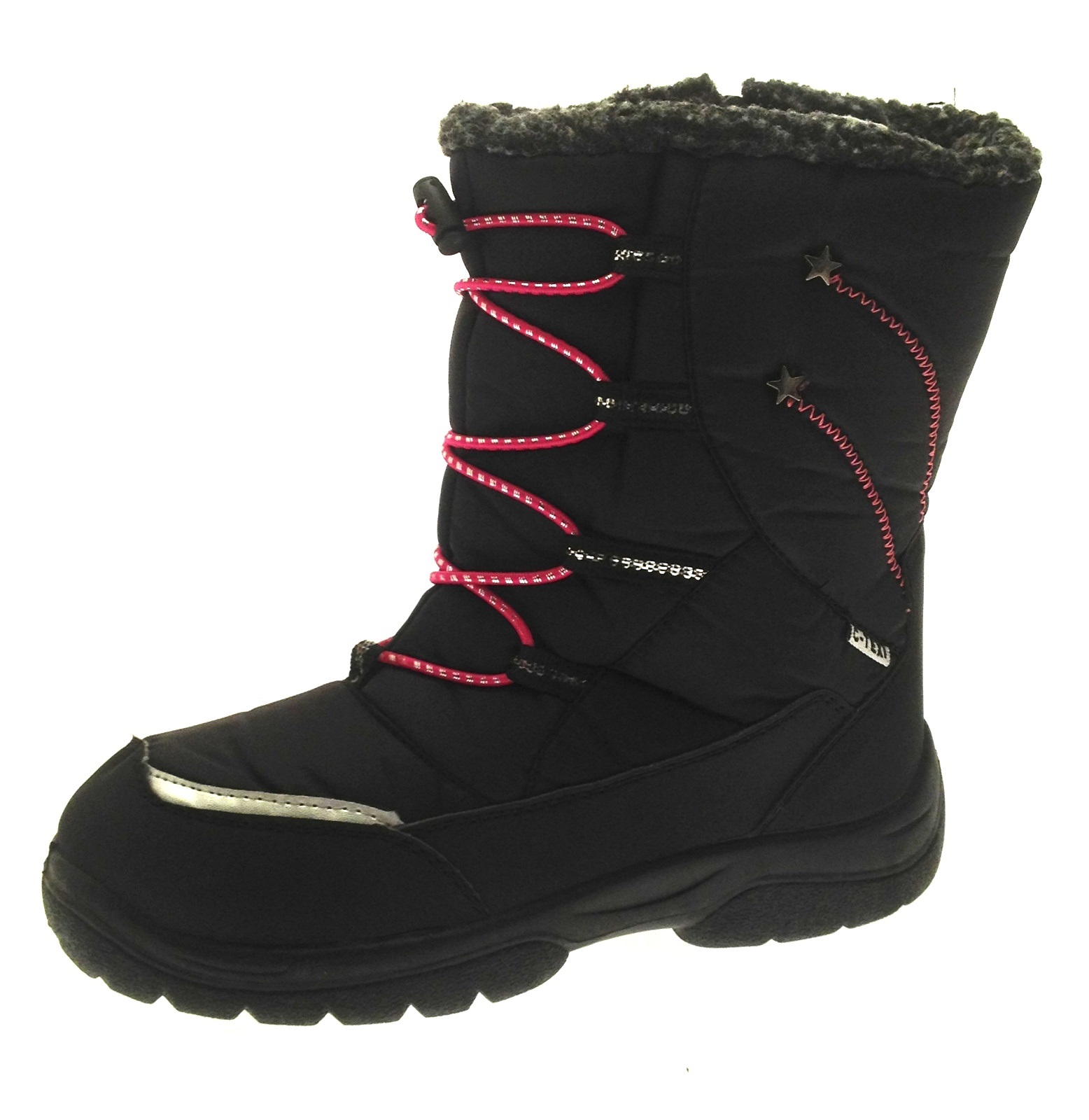 Kids Girls Waterproof Snow Boots Ski Jogger Moon Mucker